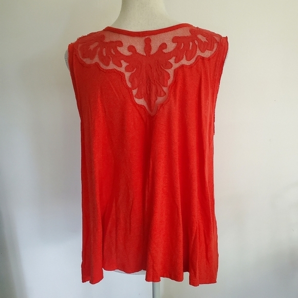 Free People "Meant to Be" Red Swing Top - Picture 5 of 7